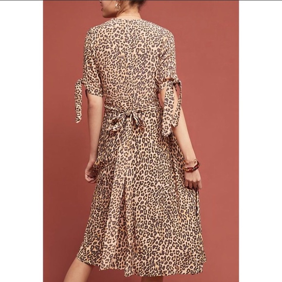 Rare Anthropologie Faithful the Brand Cheetah Billie Dress - Picture 2 of 11